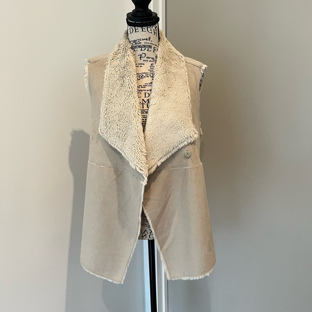 Dylan Faux Shearling Vest